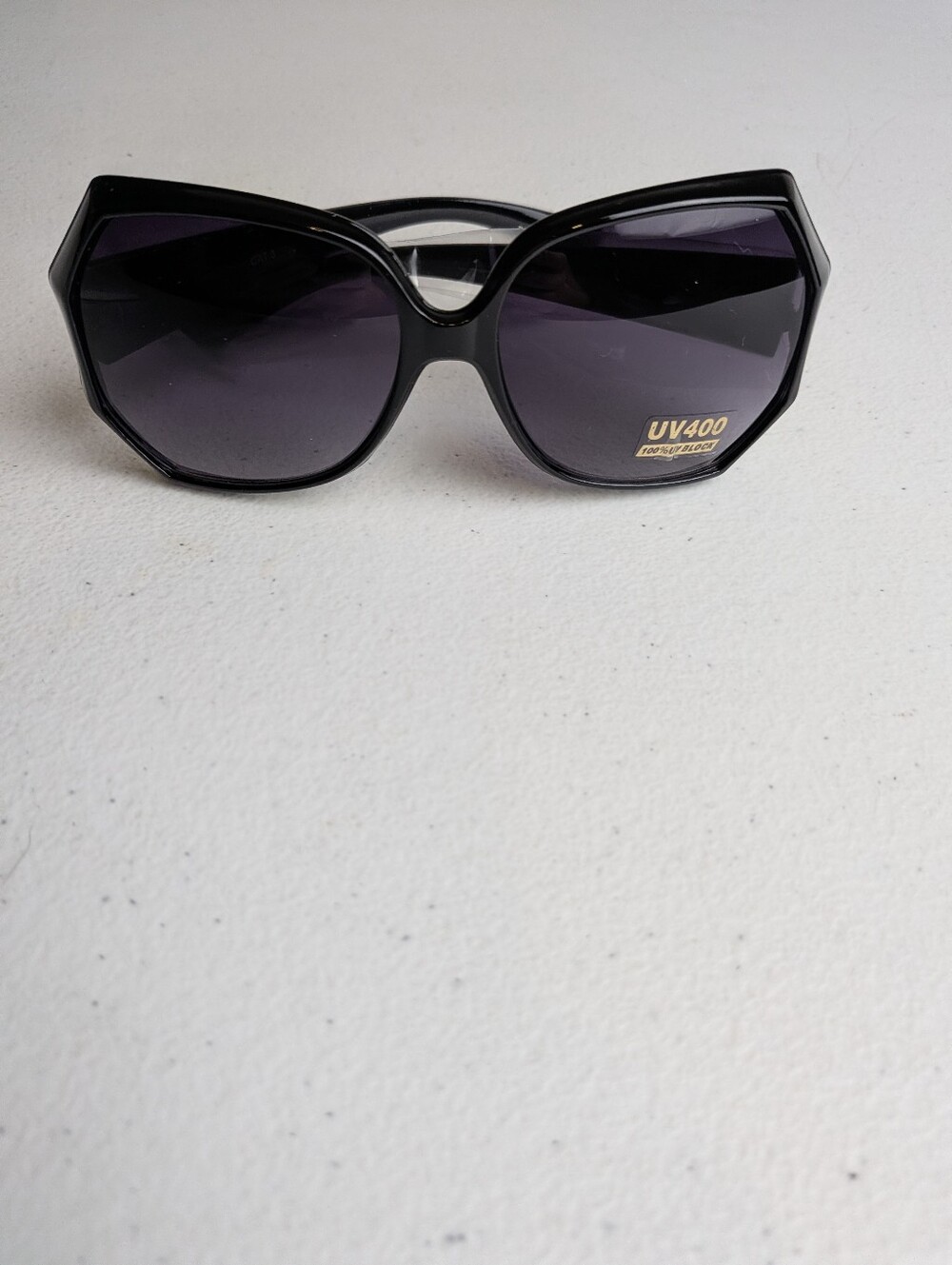 Women's Oversized Black Cat Eye Butterfly Sunglasses UV400